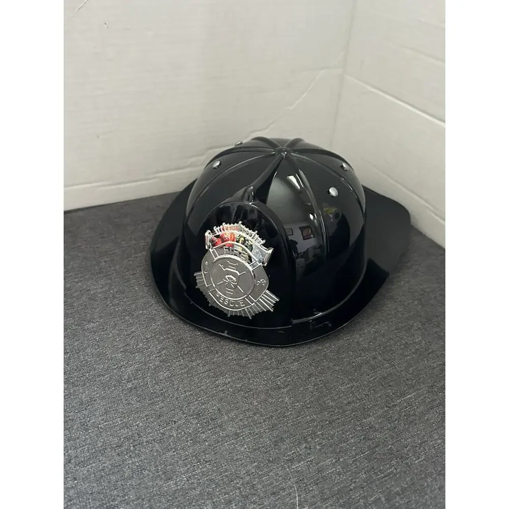 Firefighter Costume Kids 3T Helmet Pants Axe Extinguisher Walkie Talkie Incomple